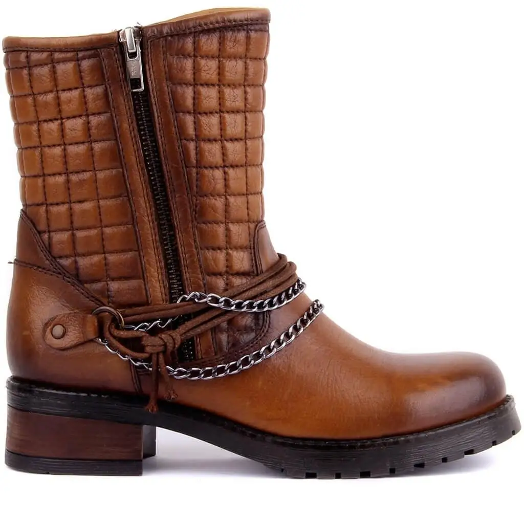 

Saillakers-Tan Ladies Leather Boots