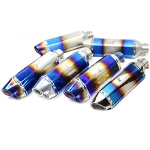 Для Ak moto rcycle глушитель выхлопной трубы Pitbike DB killer для x-adv cbr 125 sv 650 xmax 250 cB300 mt09 g310r xmax300 escape moto