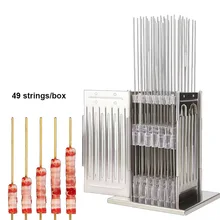 

BBQ 49 Holes Meat Skewer Kebab Maker Box Machine Beef Mutton Meat Maker Kabobs Maker For Barbecue