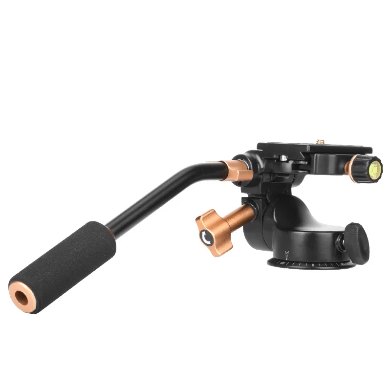 

QINGZHUANGSHIDAI Q08S Monolever Damping Three Dimensional Cloud Platform Metal Camera Tripod PTZ Photography Camera Tripod Head