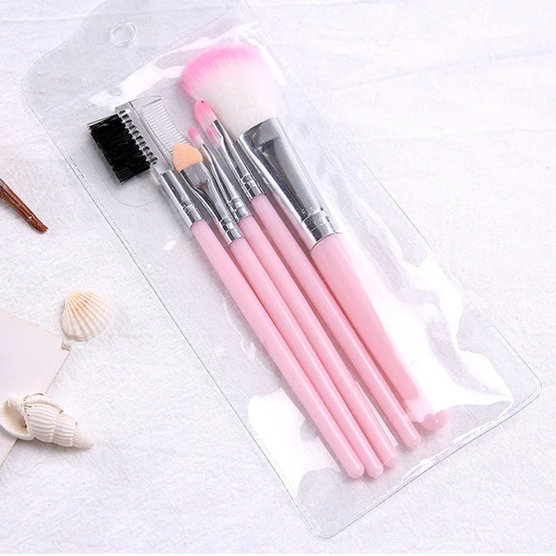

5Pcs Makeup Brushes Set Eye Shadow Foundation Powder Eyeliner Eyelash Lip Make Up Brush Cosmetic Beauty Tool Kit Hot