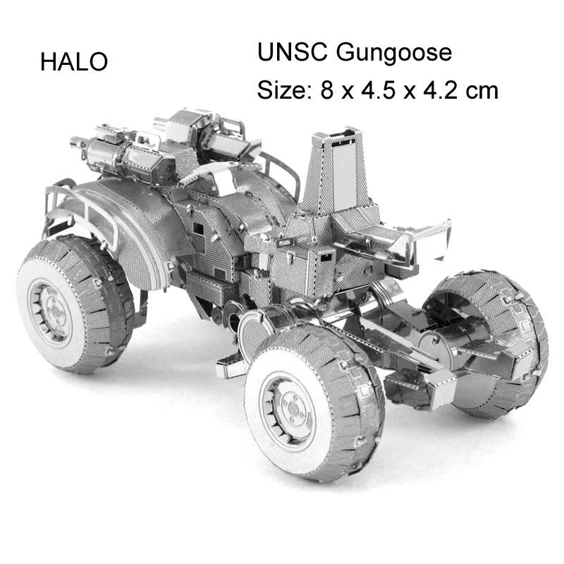 HALO модели 3D Металлические Головоломки Unsc модели наборы лазерной резки DIY собрать головоломки игрушки рабочего стола Декор подарки для взрослых детей - Цвет: 05
