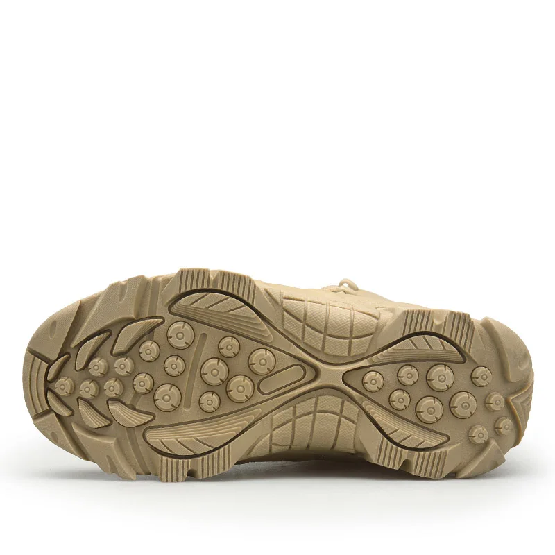  Men High Quality Military Leather Boots Special Force Tactical Desert Combat Boots Man Outdoor Shoe