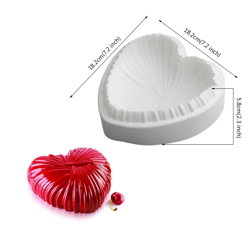 Stampo per torta Bento a forma di cuore Budino Mousse al