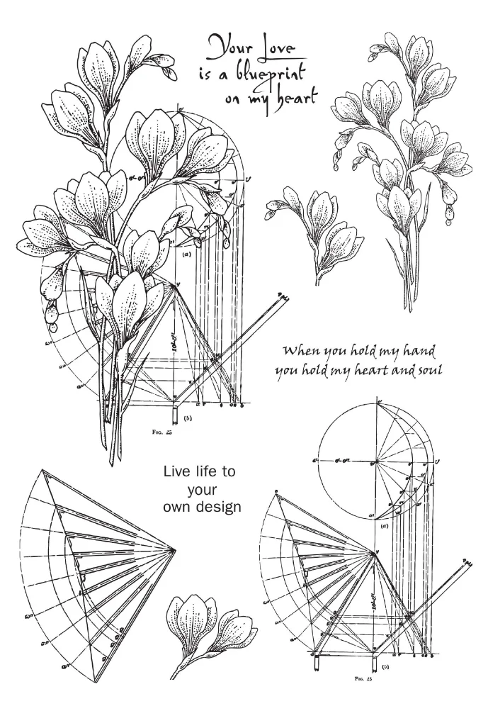 flower Transparent Clear Silicone Stamp/Seal for DIY scrapbooking/photo album Decorative clear stamp sheets A2602 | Дом и сад