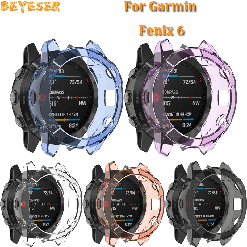 Умные аксессуары для Garmin Fenix 6 Pro тпу спортивный чехол защитный