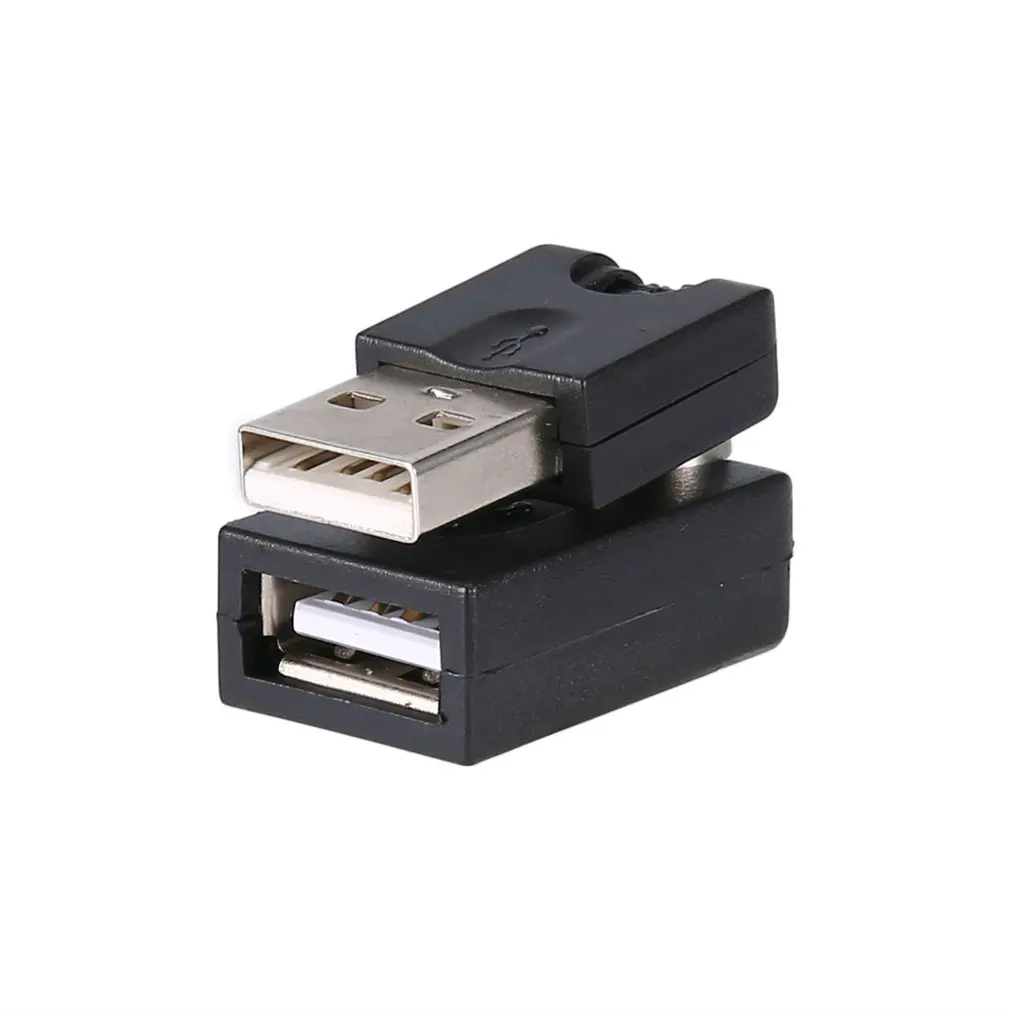 USB 2,0 папа к USB мама 360 градусов угол вращения удлинитель адаптер Горячий