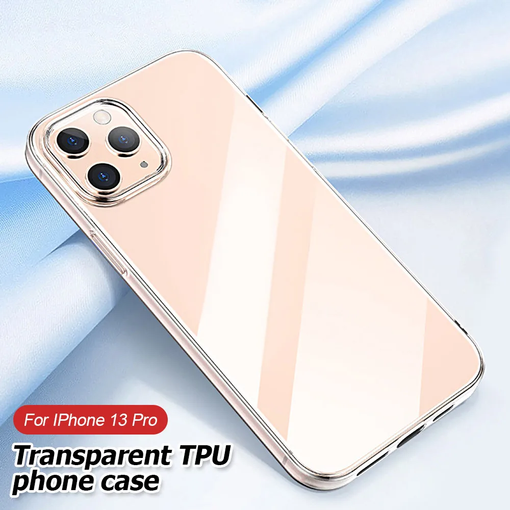 iphone 13 pro case leather Ultra Thin Clear Case For iPhone 11 12 13 14 Pro XS Max XR X Soft TPU Silicone For iPhone 8 7 6 Plus 14pro Back Cover Phone Case iphone 13 pro case clear