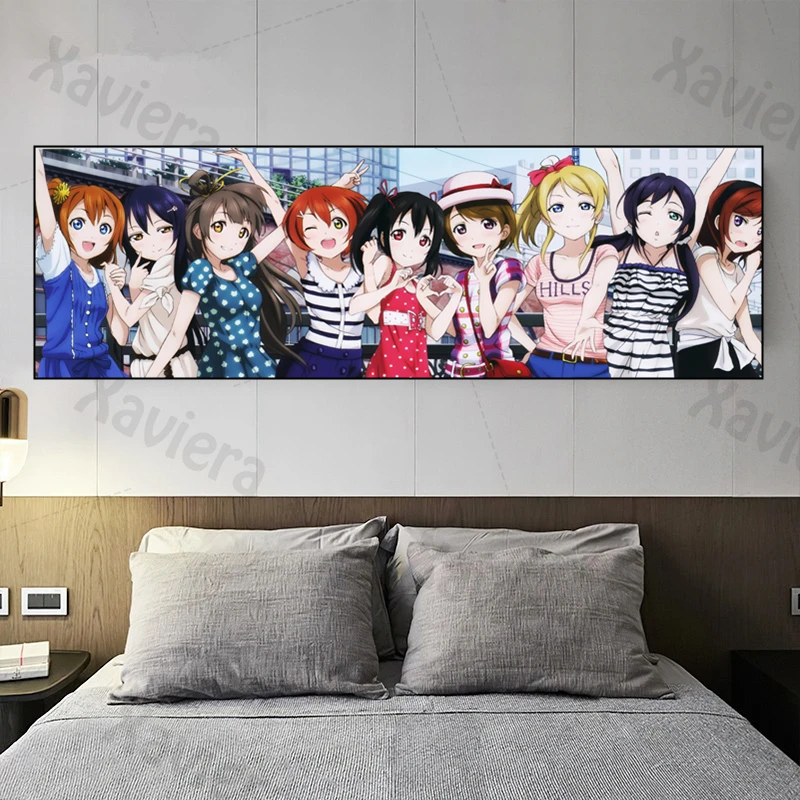 

Japan Anime Love Live! Art Poster Yazawa Niko Bedside Painting Cartoon Girl Canvas Painting Modern Home Decor Bedroom Kids Room