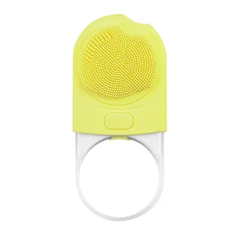 

Warm Magnetic Therapy Electric Silicone Cleansing Iinstrument Ultrasonic Vibration Four-Speed Adjusting Face Washer