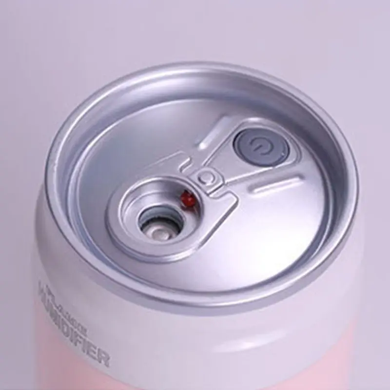 200 мл Can Shaped Автомобильный увлажнитель воздуха диффузор очиститель с USB вентилятором светодиодный светильник комплект 83XB