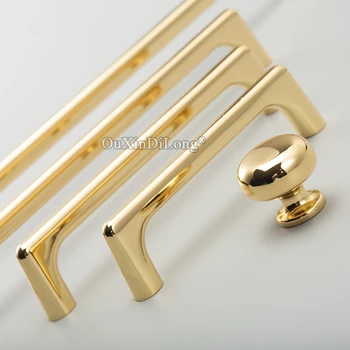 

Brand New 2PCS European Solid Furniture Handles Cupboard Wardrobe Closet Drawer Kitchen TV Cabinet Pulls Handles and Knobs Gold