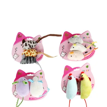 

Plush simulation mouse cat toy scratch resistant and bite resistant interactive Palying toys for Kitten pet supplies para gatos