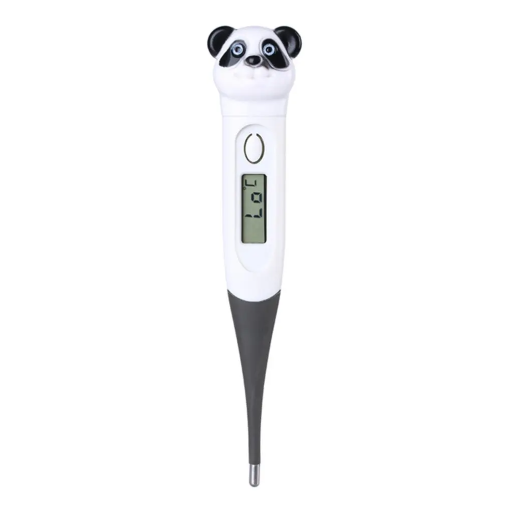 Детский термометр с мультяшным животным, водонепроницаемый термометр для детей, цифровой термометр для младенцев, взрослых, портативный - Цвет: panda