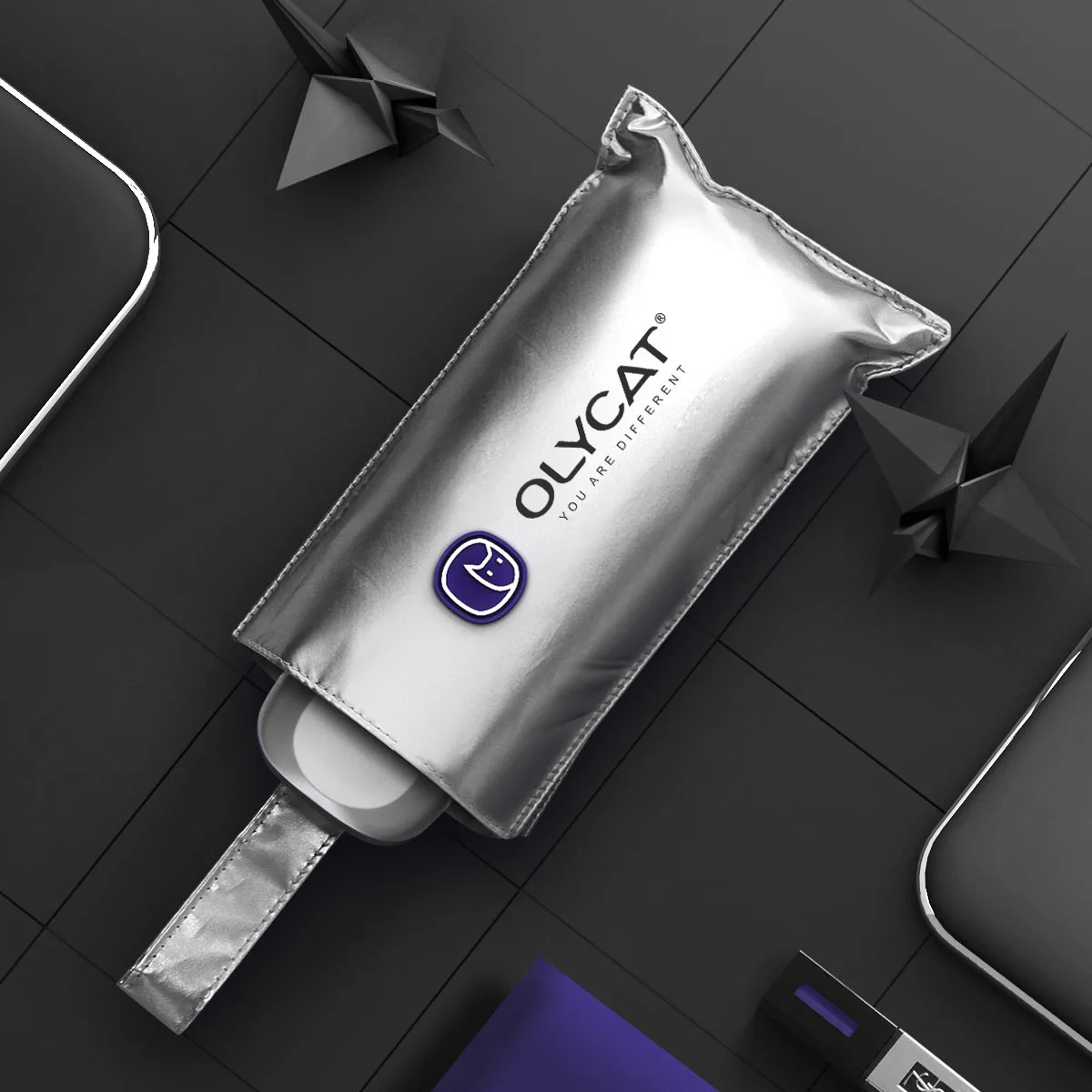 Зонт от солнца и дождя Женский из титана серебра | Дом сад