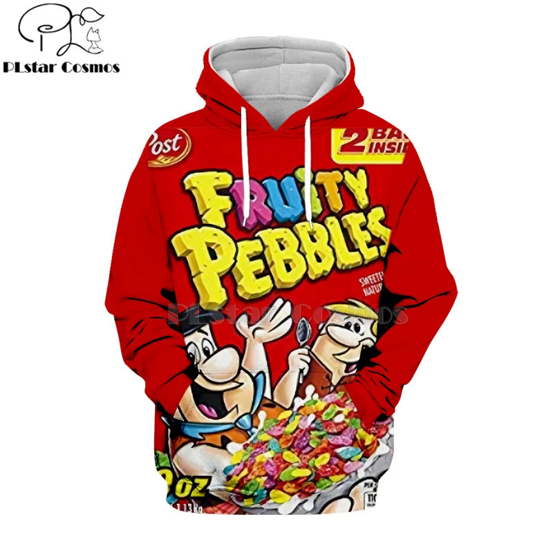Neueste Süßigkeiten Snack Tasche Schokoladen sauce 3d Hoodies Essen Harajuku Männer Frauen Langarm Pullover Kapuze Sweatshirt lässige Marke – Detail 3
