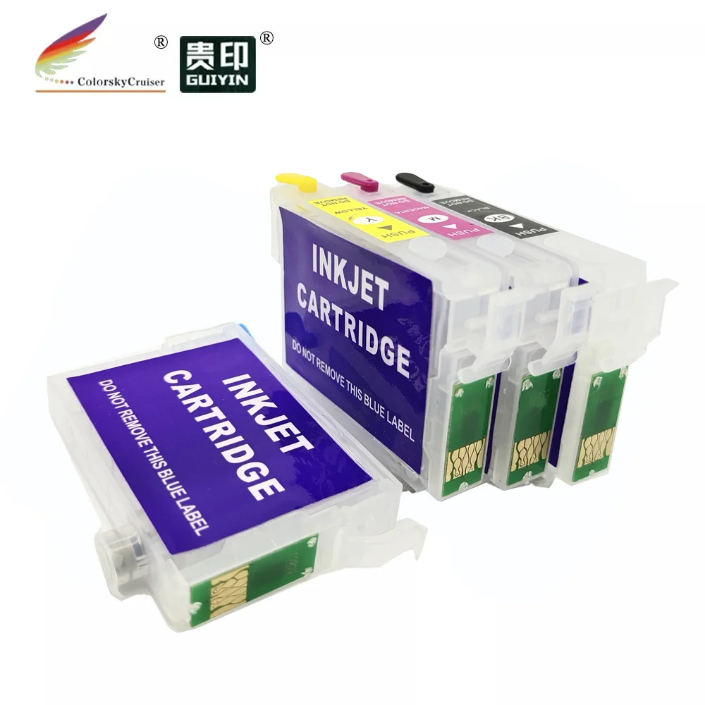 Чернильный картридж для Epson T0911N T0912N T0913N T0914N Stylus T 21 C 91 TX 101 110 210 111 610 многоразовый