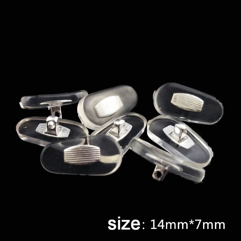 10 PCS Silicone Aviator Glasses Eyeglass Sunglasses Nose Pads Spectacles Non Slip Transparent Nosepads Eyewear Accessories 4