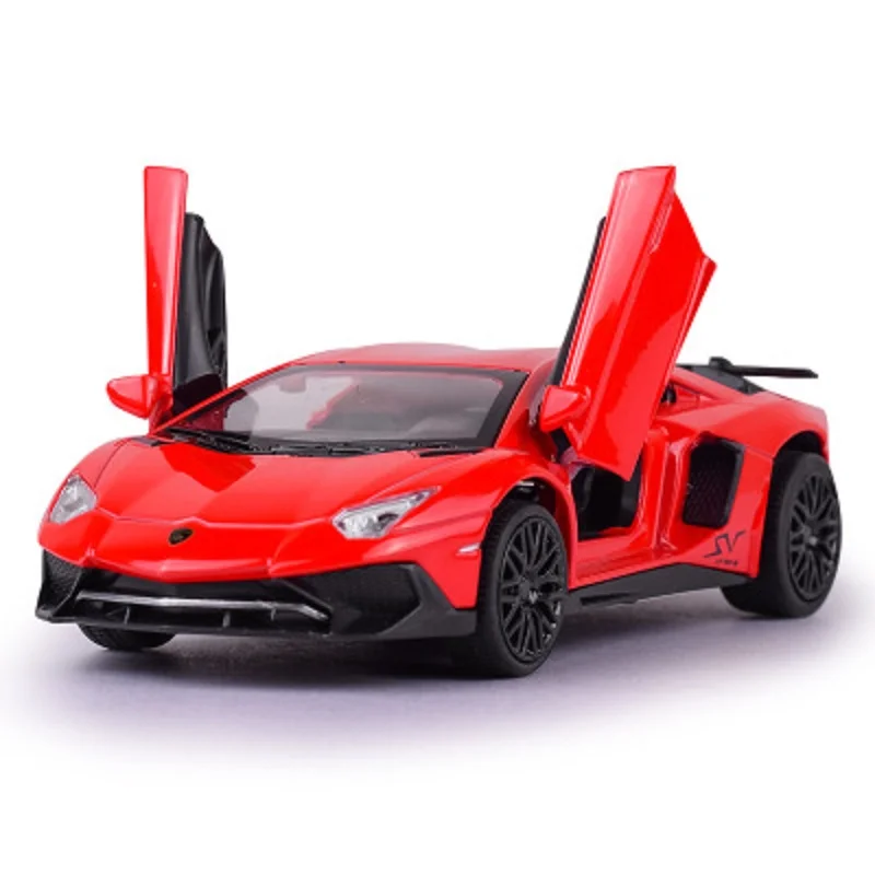 Новая 1:32 Мини 4 вида Цветная модель автомобиля из сплава имитирует литую