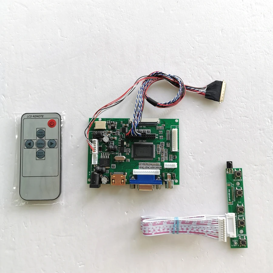Для HT101WSB/LP101WSA WLED LVDS 40Pin 10," 2AV+ HDMI+ VGA+ пульт дистанционного управления 1024*600 панель для ноутбука ПК с ЖК-экраном