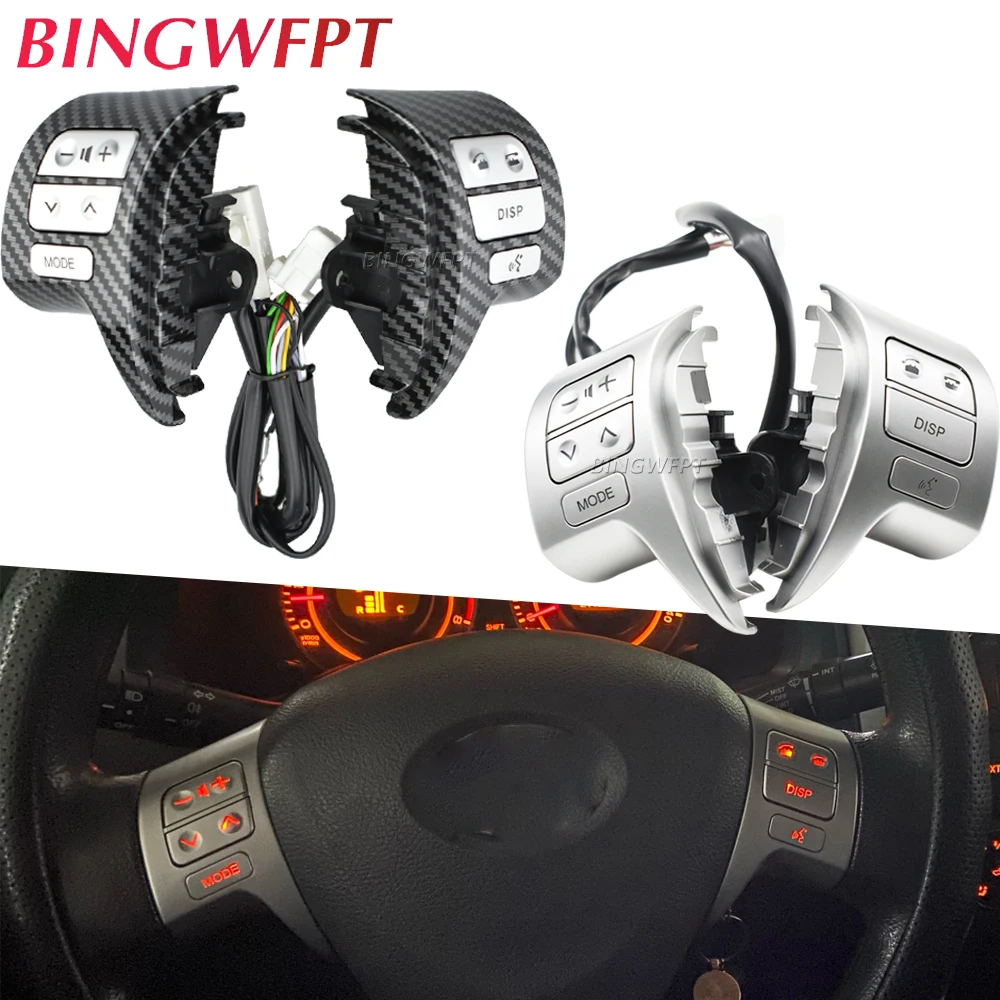 ForToyotaCorollaZRE150LZRE151LZRE152L2007-200984250-02200842500220084250-12020SteeringWheelControlButtonswitch-AliExpress34