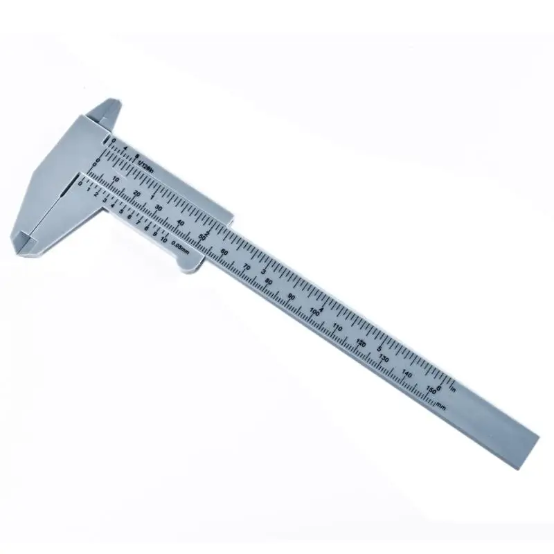 1 шт. 150 мм пластиковый измерительный штангенциркуль для бровей линейка для нанесения татуировки инструмент штангенциркуль деревообрабатывающий измерительный инструмент