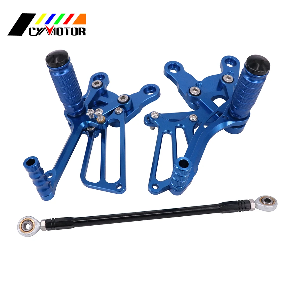 Мотоцикл Алюминиевый Rearsets регулируемые Подножки подножки педали для Honda CBR400R CB400F