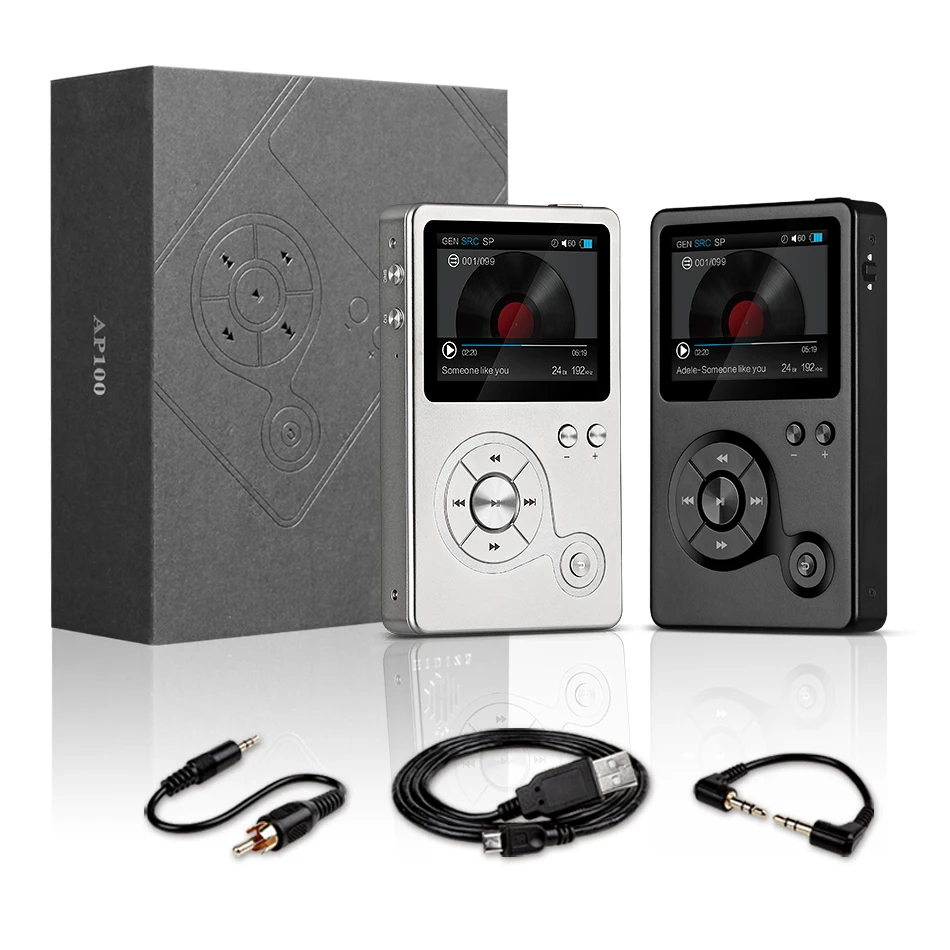 Hidizs AP100 8G память HiFi Lossless музыкальный плеер CS8422 SRC 24 бит/192 кГц Высокое разрешение 4760B cpu коаксиальный выход/вход