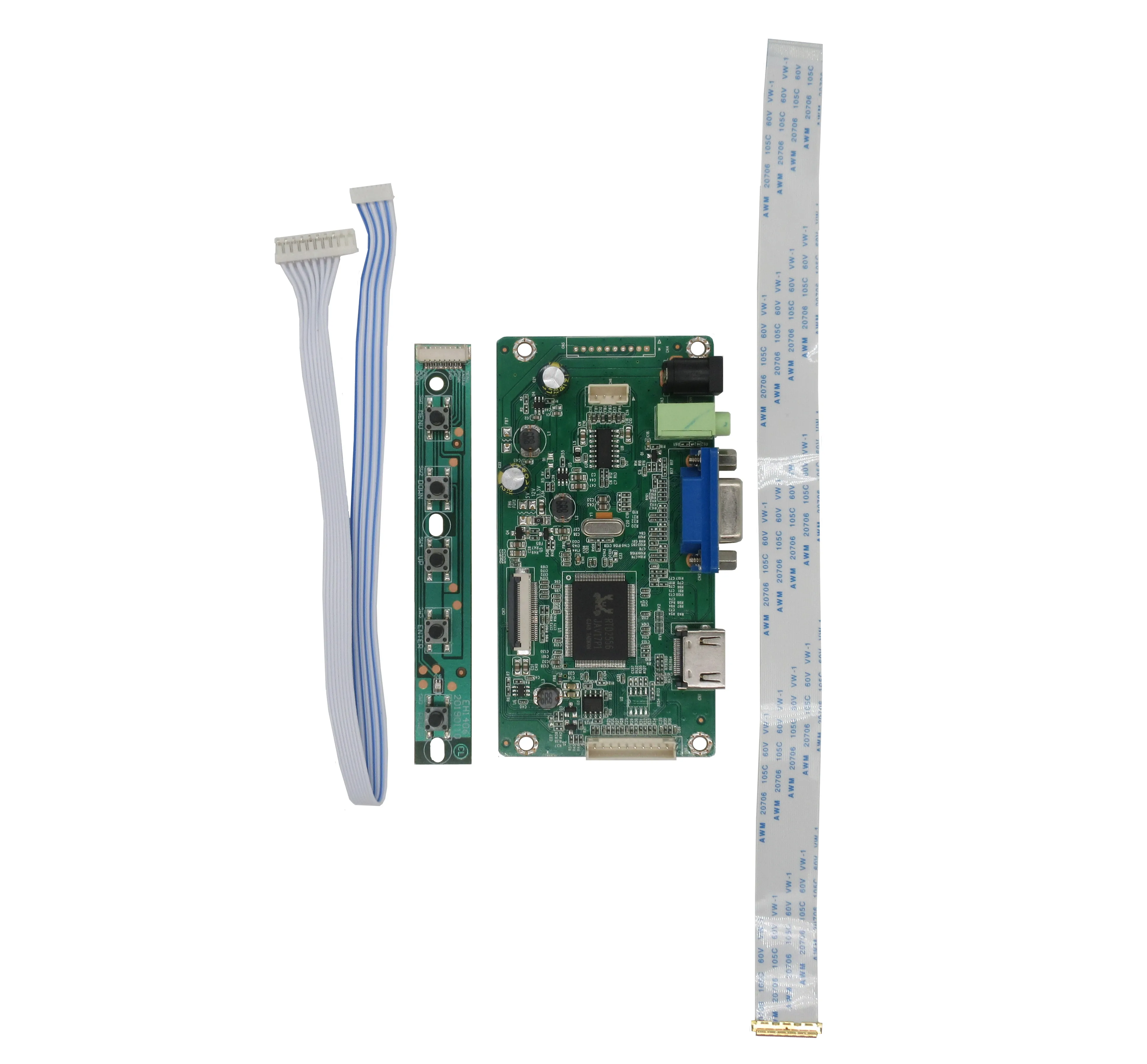 US $102.41 156 Inch Multipurpose HD LCD Display Screen Monitor Driver Control Board HDMICompatible VGA Audio For Raspberry Pi Banana