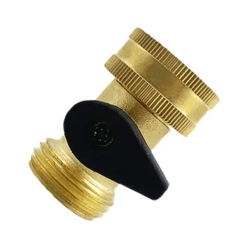 

3/4 Inch Water Pipe Faucet Connector Tool Garden Hose 1 Way Shut Off Valve Accessory