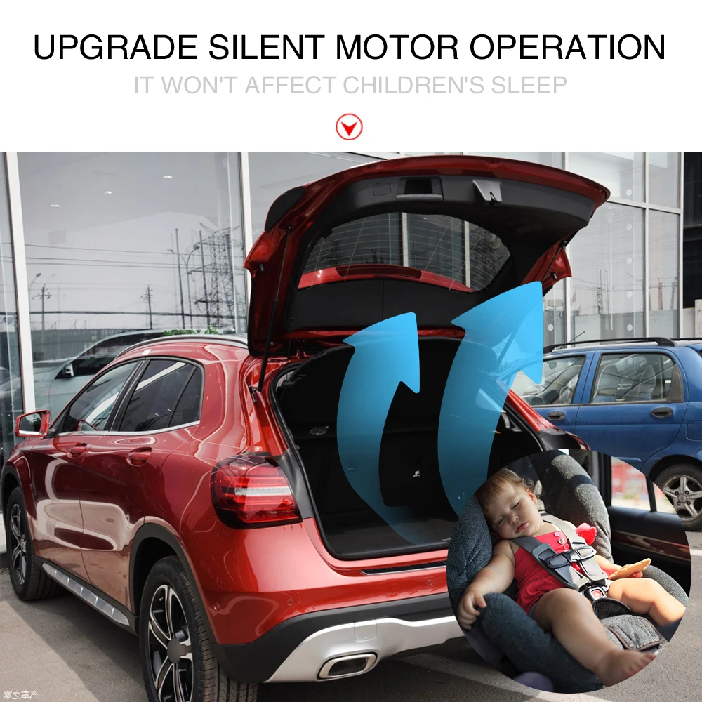 Electric tailgate for GLA Mercedes Benz intelligent remote control double pole automatic lifting rear door trunk W117 tail Electric tailgate for GLA Mercedes Benz intelligent remote control double pole automatic lifting rear door trunk W117 tail
