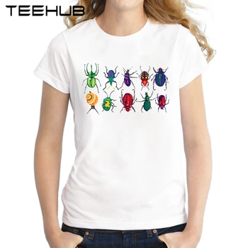 

Cute as a Bunch of Bugs Women T-Shirt 2020 Summer Short Sleeve Lady Tops Funny Printed T Shirt Casual Tee Shirts
