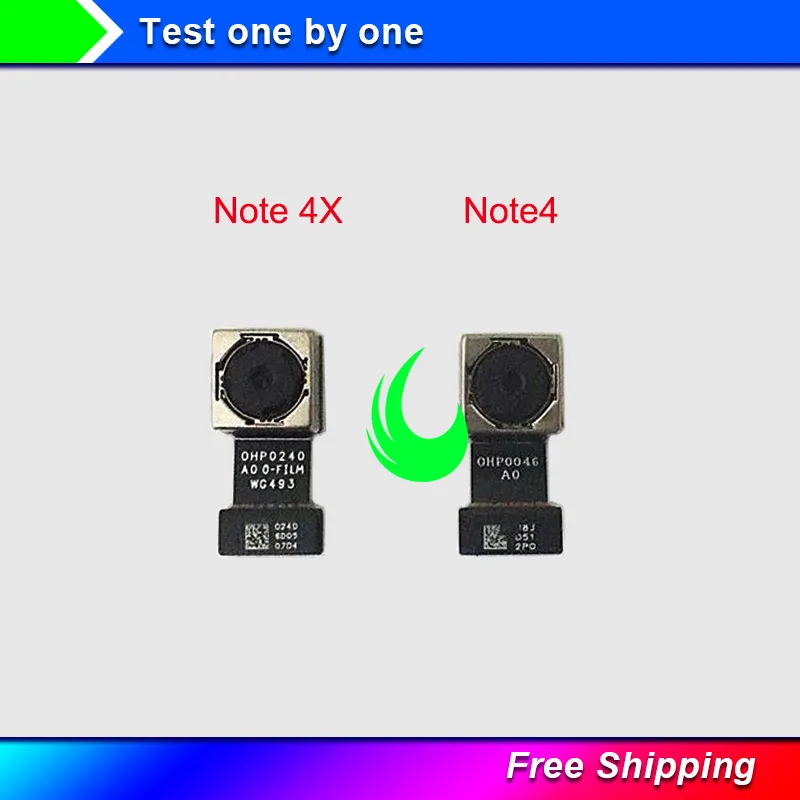 

Original For Xiaomi Redmi Note4 Note 4X Snapdragon 625 Rear Big Back Camera Module Flex Cable For Note 4 Front Small Camera