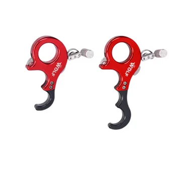 

Aluminum Alloy Archery Release Aid 3/4 Finger Thumb Caliper Protective