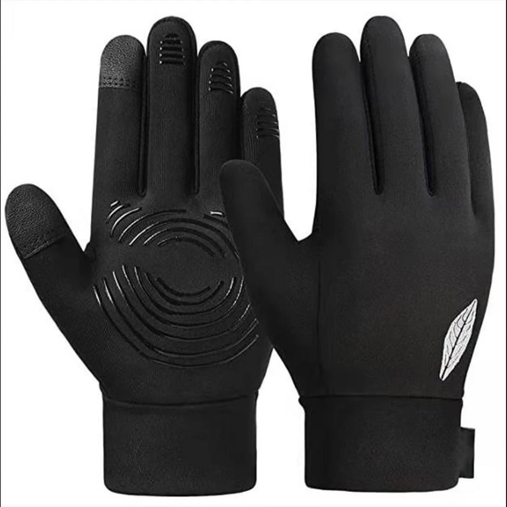 Guantes de ciclismo para cálidos, antideslizantes, impermeables, con pantalla táctil, para deportes aire libre, de invierno de dedo completo, de Navidad|Guantes de ciclismo| - AliExpress