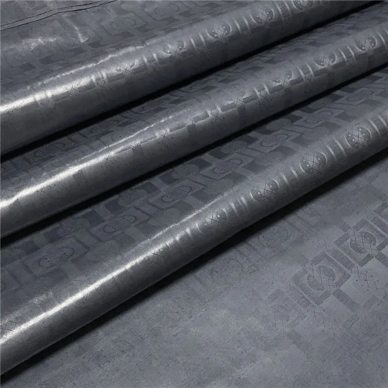 10 ярдов серый Базен Riche ткань высокого качества хлопок Shadda морская парча жаккардовая ткань для ткани-30