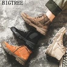 Полуботинки с перфорацией; мужские ботинки «Челси»; Мужская обувь; ботинки-дезерты; bota motociclista erkek ayakkabi botas hombre cuero;