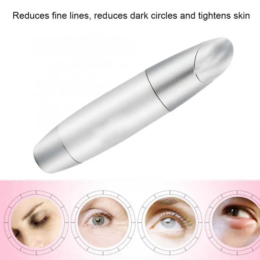 Portable Electric Vibration Heated Eye Massager Anti-aging reduce Wrinkles Eye Bag Relieves Dark Circles Eye Care Beauty Tools