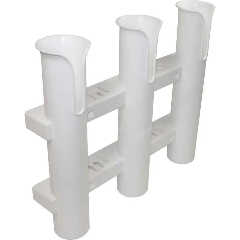 Marine Boat Yacht Kayak Fishing Vertical 3 Link Rod Holder Organiser Pole Tube Mount Bracket Socket Rack Lure Pliers Storage