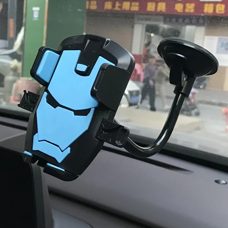 Автомобильный держатель для телефона Iron Man держатель-подставка в автомобиле без