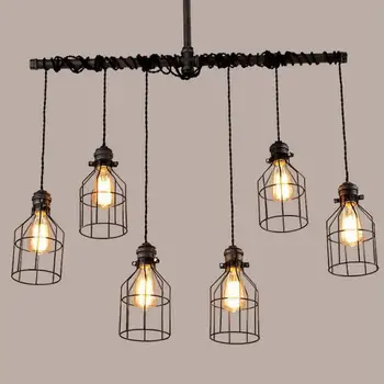 

vintage iron diamond pendant lamp crystal light globe design lamp nordic decoration home lampes suspendues luzes de teto