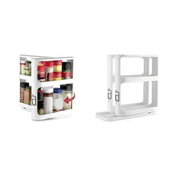 

Kitchen Shelf Spice Rack White 1 pc Kitchen Dish Storage Rack