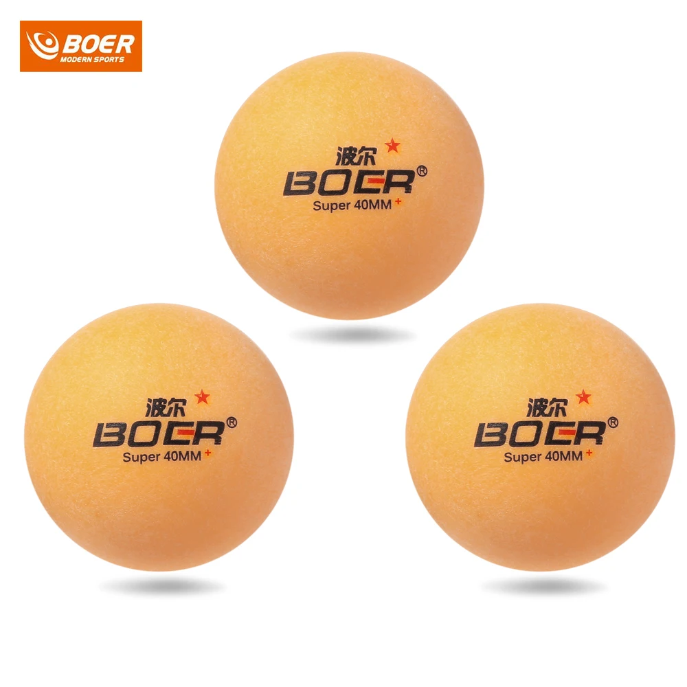 Corn Yellow Boer 3 шт мячи для настольного тенниса One Star мячик для пинг-понга для тренировок - Цвет: Corn Yellow