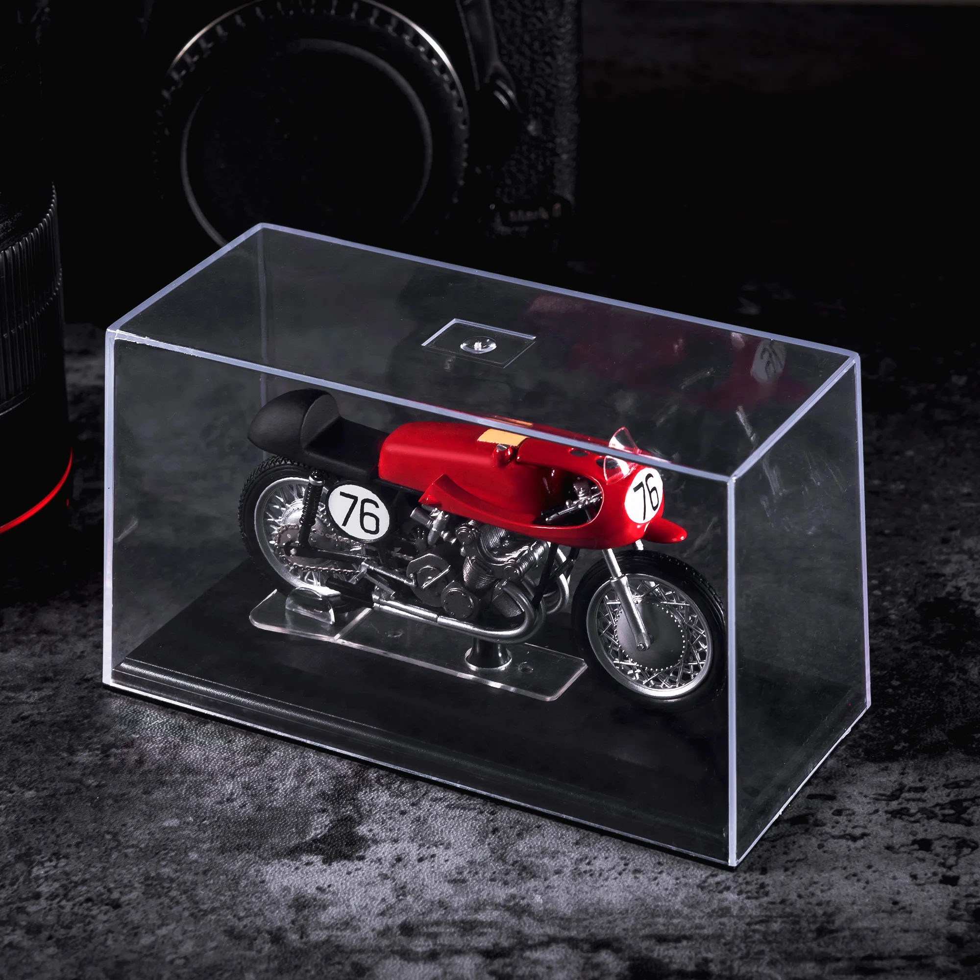 Супер ценность редкий 1:22 1954 ретро автомобиль 500cc модель мотоцикла полусплав Коллекционная модель