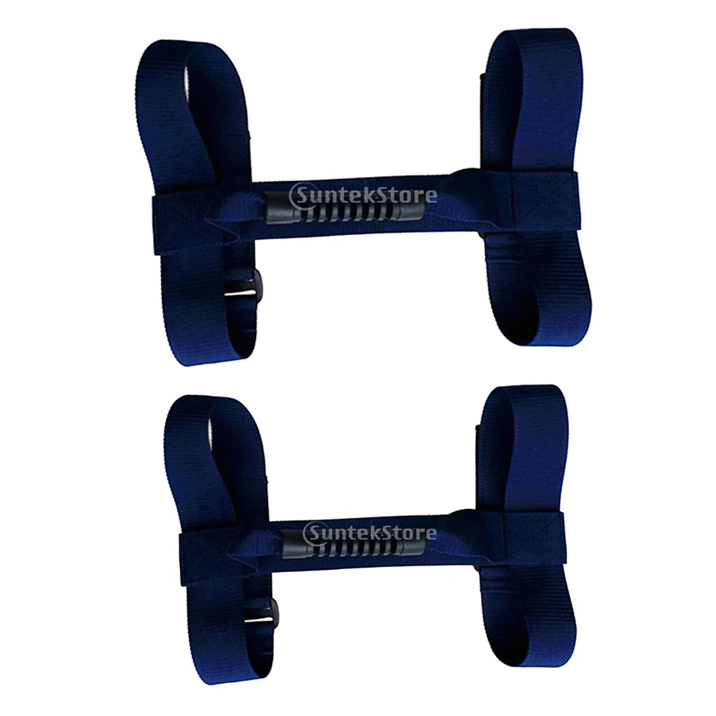 Pack of 2 Scuba Diving Tanks Carrier Handle Holder Cylinder Carrying Straps Blue