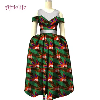 

WY4704 Plus Size African Dresses For Women Africa Clothing Long Party Dress Middle East Dashiki Dresses Bazin Riche Traditional