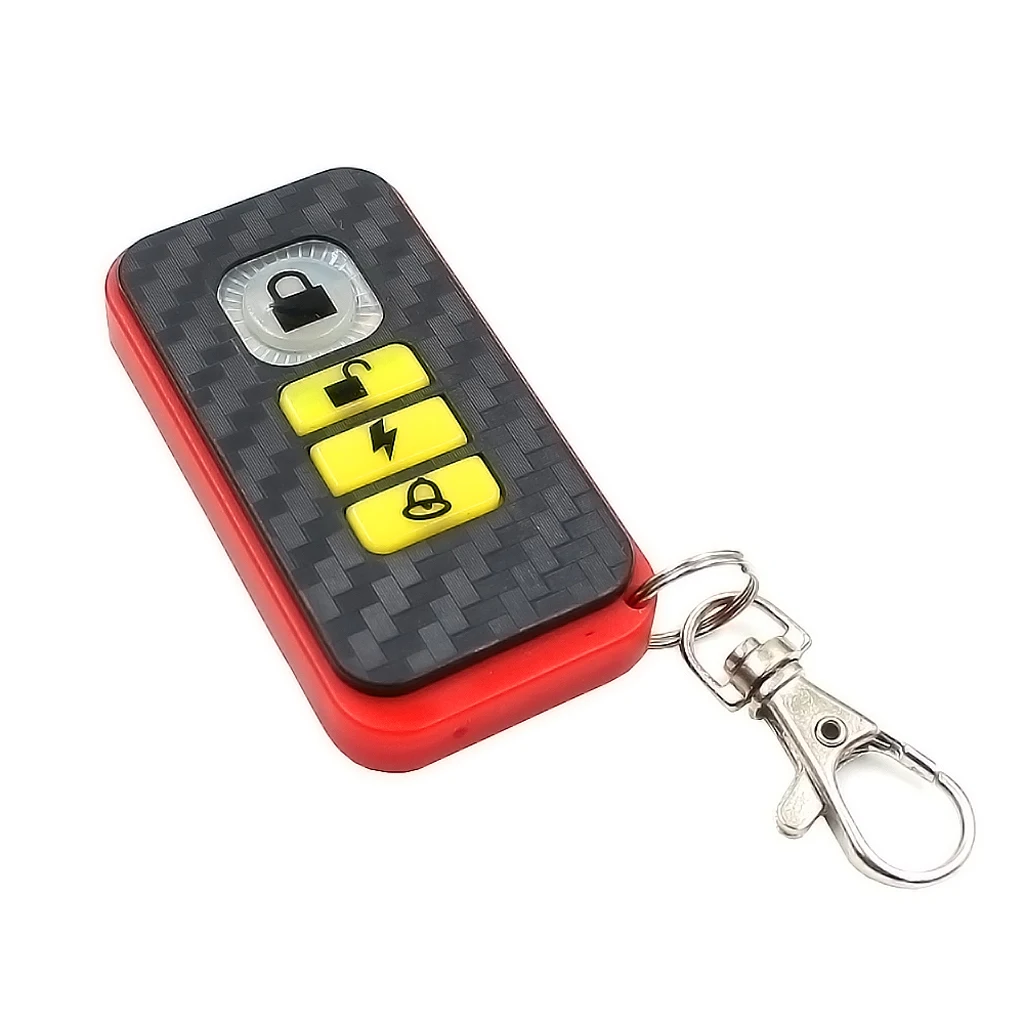 Motorcycle Bike Security Alarm System Immobiliser Remote Control Engine Start Stop Kit 12 Volt