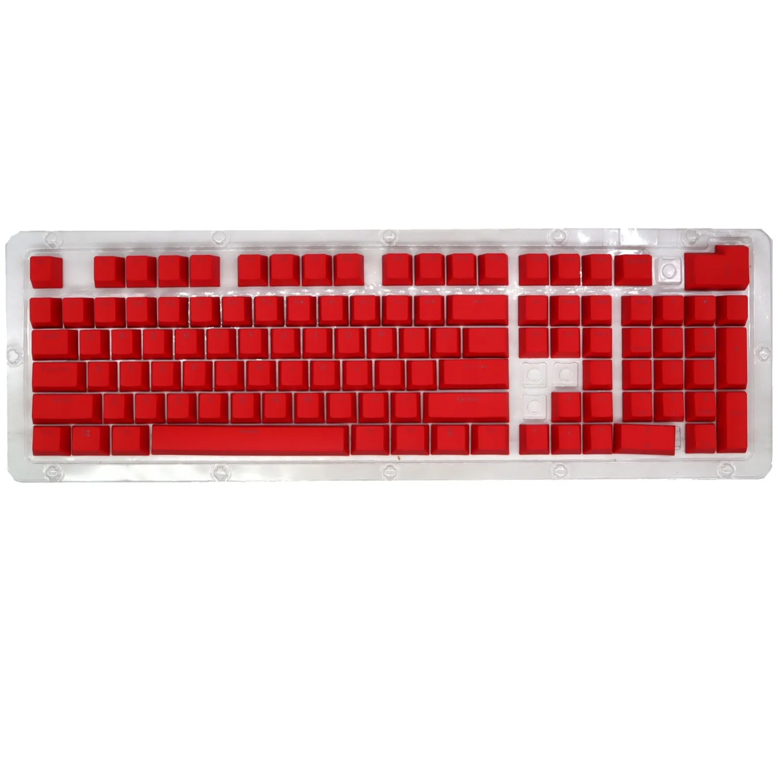 korean computer keyboard PBT 104 Keys Keycaps OME Height Keycap Set Color Replacement Solid color Keyboard Switch Keycaps Backlit Key Caps In STOCK pc keyboard Keyboards