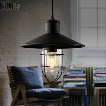 

Vintage Led Pendant Light Iron Loft Nordic Retro Mesh Lampshade Bar Restaurant Lamp Industrial Pendant Lamp Cafe Light Fixtures