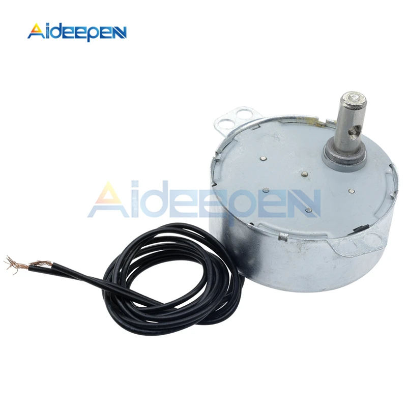 TYC-50 AC 12V AC 220-240V 50/60Hz 4W Synchronous Motor 5-6RPM Robust Torque CW/CCW